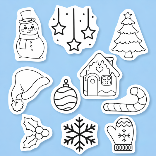 Frio en la Nariz - Paquete de Pegatinas con diseño lavable