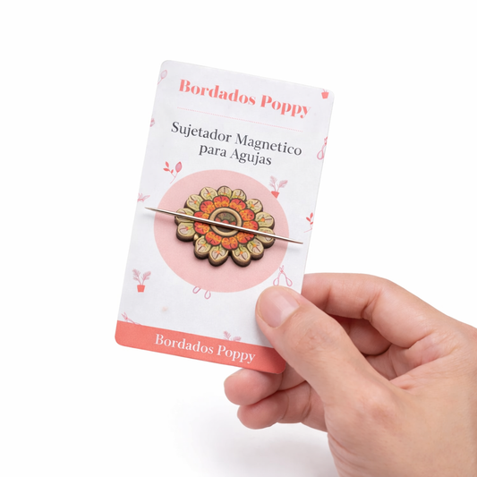 Flor - Porta Agujas Magnetico